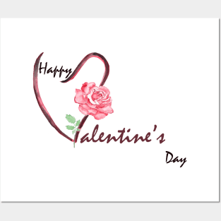 Happy Valentine's day card Posters and Art